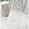 Custom Blind Embossing Triangle Sticker Braille Labels